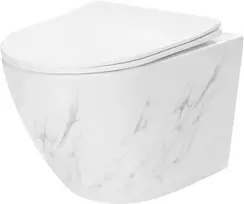 Pakabinamas klozetas Rea Carlos Nature Marble