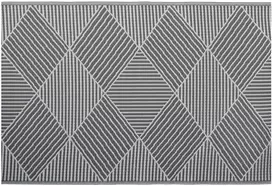 Lauko terasos kilimas Pilkas, 160x230 cm