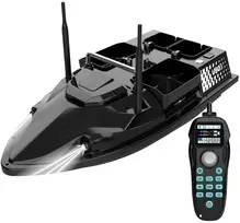 Nuotoliniu būdu valdomas masalų laivas - Flytec V803-GPS 5200mAh, 500m nuotolis, dviguba maitinimo šaltinis, juoda