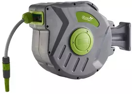 Automatinė žarnos ritė su laikikliu – 20 m (sieninis montavimas)