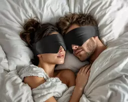 Sleeptime Šilkinė miego kaukė - Violetinė
