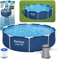 Frame Garden Pool with Pump Mėlyna 305 cm x 76 cm Bestway 56679