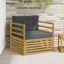 Lauko sofa Balta ir antracito