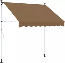 Rankinė sulankstoma markizė Smėlio 350 cm