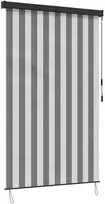 Roletas Antracito ir baltos 120 x 250 cm Audinys ir aliuminis