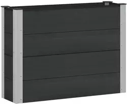 Paaukštinta sodo lova Juoda 100 x 30 x 72 cm