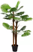 Dirbtinė Ventiliatoriaus Palmė Žalia 75 x 25 x 180 cm