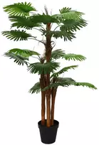 Dirbtinė Ventiliatoriaus Palmė Žalia 60 x 25 x 170 cm
