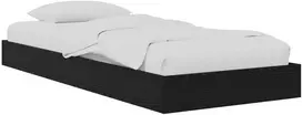 Lova Grindų lovos rėmas Juodojo ąžuolo 80 x 200 cm Apdirbta mediena