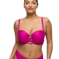 PRIMADONNA Uvita maudymosi kostiumėlio liemenėlė su nuimamomis petnešėlėmis Deep Magenta