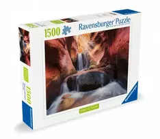 Puzzle 1500 elements Waterfall Red Canyon