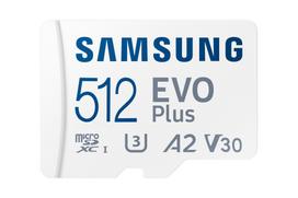 SAMSUNG EVO PLUS microSDXC 512GB UHS-I U3 [Write 90MB/s Read 180MB/s] v2023