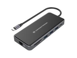 Conceptronic DONN15G 12-in-1 USB 3.2 Gen 1 Docking Station, HDMI, VGA, Card Reader