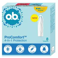 O.B._ProComfort įklotai „Normal“, 8 vnt.