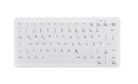 Contour Design Active Key AK-C4110 klaviatūra Medicininis USB QWERTZ Vokiečių Balta