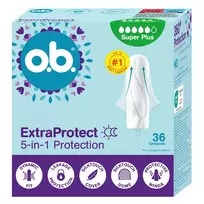 O.B._Extra Protect Super Plus tamponai, 36 vnt.