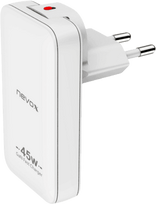 Nevox 45W Dual Slim USB-C Charger GaN EU / US (white)