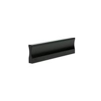 Profilinė rankenėlė, cc-96mm, L-106x28mm, aliuminė, anoduota, juoda matinė