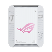 ASUS | ROG Strix GS-BE7200 | WiFi 7 Dual Band Gaming Router | 802.11ax | 1376+5764Mbit/s | 4 Ethernet LAN (RJ-45) ports | Mesh Support: Yes | MU-MIMO: Yes | Antenna type: Internal | No mobile broadba