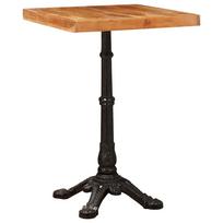 Bistro stalas Ruda 50 x 50 x 76 cm Kietos akacijos mediena
