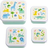 A Little Lovely Company - Lunch & Snack Box Set - Jungle