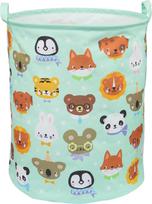 A Little Lovely Company - Storage Basket Animal Friends - Green