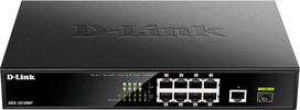 D-Link | 10 Gigabit port Switch with PoE | DGS-1010MP | Unmanaged | Desktop / Rackmount | Gigabit Ethernet (copper) ports quantity 1 | SFP ports quantity 1 | Power over Ethernet (PoE) ports quantity 8