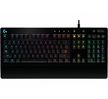 Logitech G213 PRODIGY Laidinė žaidimų klaviatūra, RGB Apšvietimas, USB, US Int, Juoda