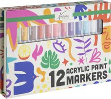 Nassau - Acrylic Paint Brush Markers, 12 Pcs (AR017000)