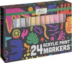 Nassau - Acrylic Paint Brush Markers, 24 Pcs (AR017001)