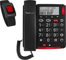 No Name amplicomms BigTel 50 Alarm Plus Analog telephone Caller ID Dark Grey
