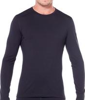 No Name Bluza termoaktywna Icebreaker 200 Oasis L/S Crewe - black rozmiar: s