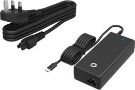 No Name Conceptronic OZUL03BUK 100W GaN Desktop USB PD Charger, Built-in USB-C Cable, UK plug