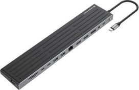 No Name Docking Station CONCEPTRONIC USB-C->2xHDMI/DP