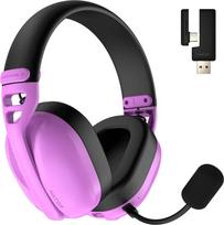 No Name HATOR Hyperpunk 3 Wireless Headset Wired & Wireless Head-band Gaming USB Type-C / USB Type-A Bluetooth Violet