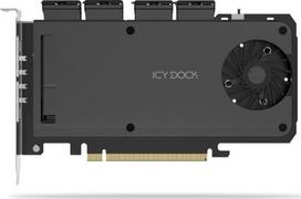 No Name Icy Dock Adapter 4 x M.2 NVMe SSD Mobile Rack Adapter Card f