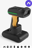 No Name Inateck BCST-75S Handheld bar code reader 1D/2D CMOS Black, Yellow