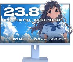 No Name JAPANNEXT JN-I238FHD120F-HSP-BB computer monitor 60.5 cm (23.8") 1920 x 1080 pixels Full HD LCD Blue