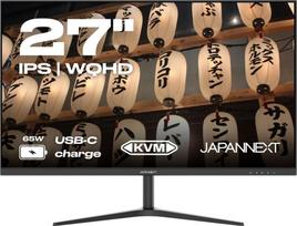 No Name JAPANNEXT JN-IPS27WQHDR-C65W computer monitor 68.6 cm (27") 2560 x 1440 pixels Wide Quad HD LCD Black