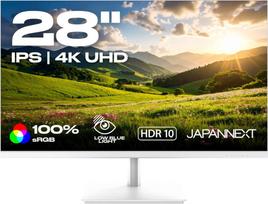 No Name JAPANNEXT JN-IPS280UHD60F-PW computer monitor 71.1 cm (28") 3840 x 2160 pixels 4K Ultra HD LCD White