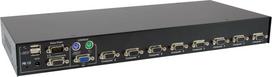 No Name KVM switch KVM-3208 with 8 ports PS/2-USB VGA