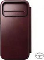 No Name Leather Case for iPhone 17 Pro Max, MagSafe, burgu