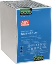 No Name LevelOne 24V DC Industrial Power Supply, 480W, DIN-Rail,-20 ~ +70 ℃
