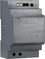 No Name LevelOne 24V DC Industrial Power Supply, 60W, DIN-Rail