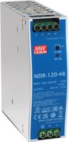 No Name LevelOne 48V DC Industrial Power Supply, 120W, DIN-Rail,-20 ~ +70 ℃