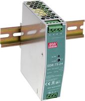No Name LevelOne 48V DC Industrial Power Supply, 75W, DIN-Rail, PoE Ready