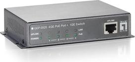 No Name LevelOne 5-Port Gigabit PoE Switch, 61.6W, 802.3af PoE, 4 PoE Outputs, power adapter included