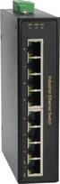 No Name LevelOne 8-Port Fast Ethernet PoE Industrial Switch, 4 PoE Outputs, 802.3at/af PoE, 126W, -40°C to 75°C