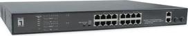 No Name LevelOne FE PoE+Switch 20-Port 19" 270W 1Gbps