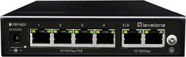 No Name LevelOne FEP-0631 network switch Fast Ethernet (10/100) Power over Ethernet (PoE) Black